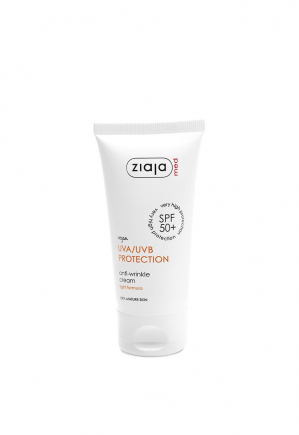 anti – wrinkle cream spf 50 + ziaja med uva/uvb protective